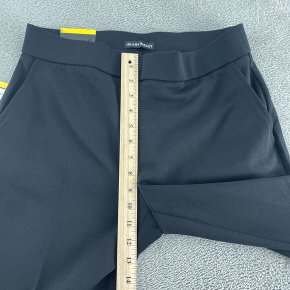 Hilary Radley Black Slim Leg Pants S Mid Rise 26" Inseam NWT 4060 - Picture 7 of 10